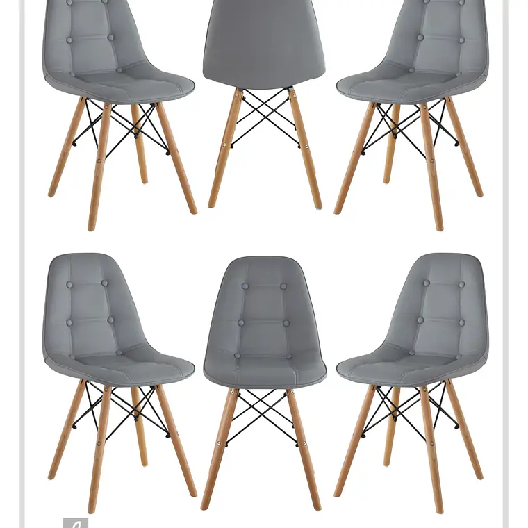 Pack 6 Sillas Buckle 4