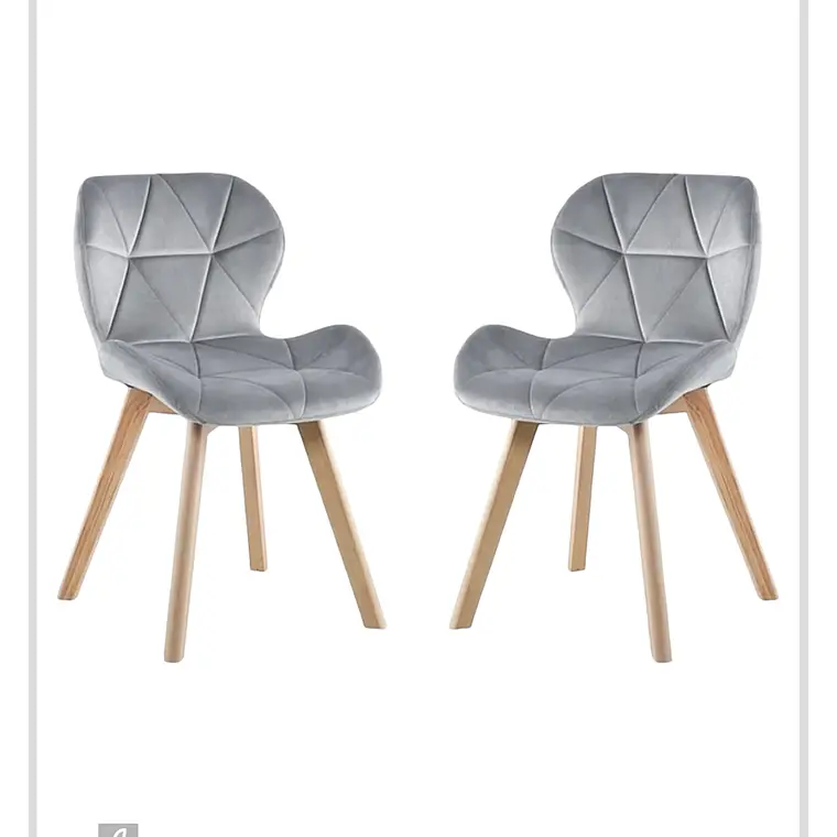 Pack 2 Sillas Radar Velvet 3