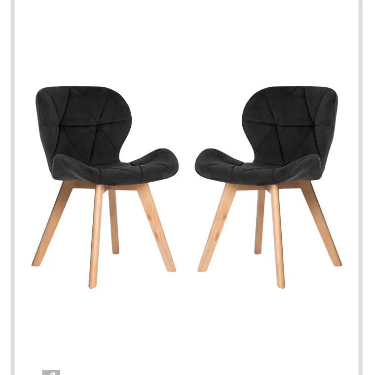 Pack 2 Sillas Radar Velvet 1