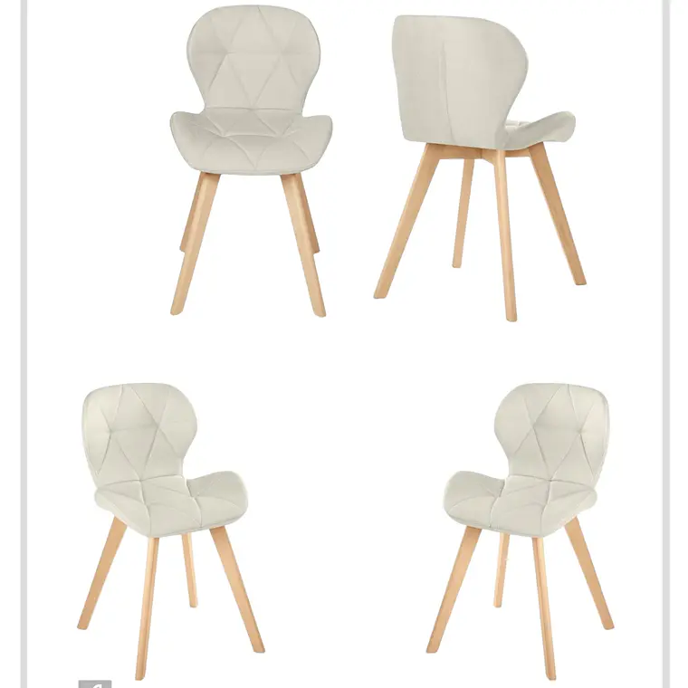 Pack 4 Sillas Radar Velvet 2