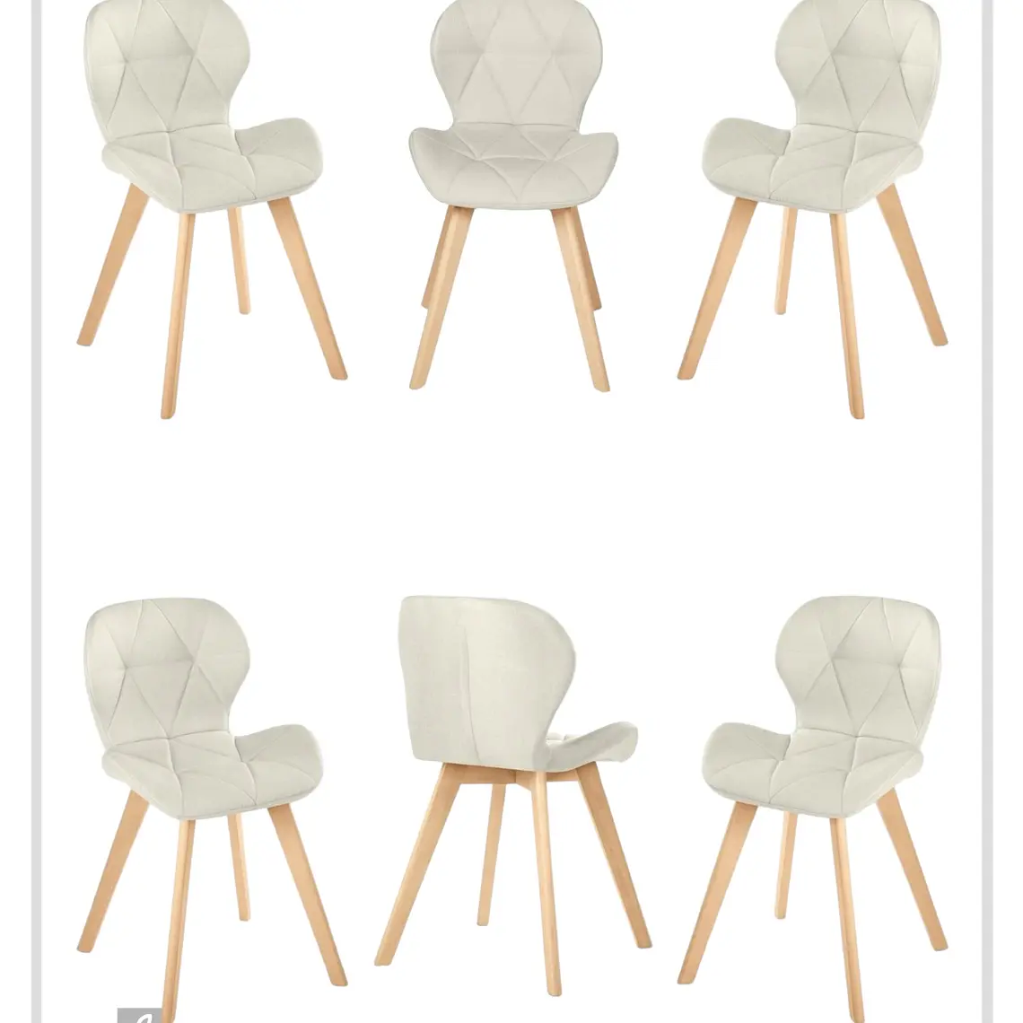 Pack 6 Sillas Radar Velvet 2