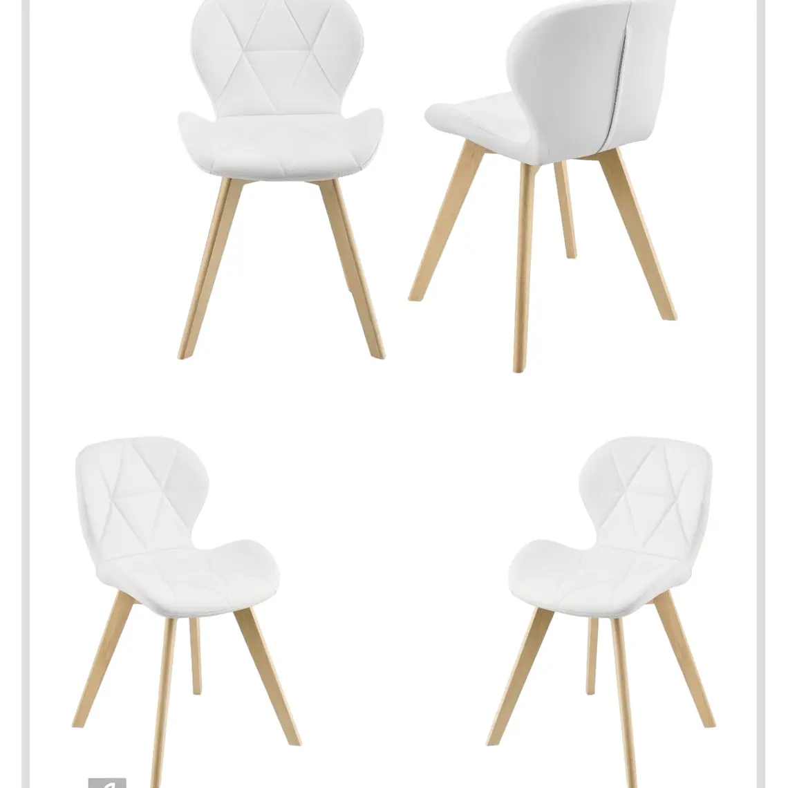 Pack 4 Sillas Radar Fiori 1