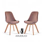 Pack 2 Sillas Tulip Velvet - Miniatura 4