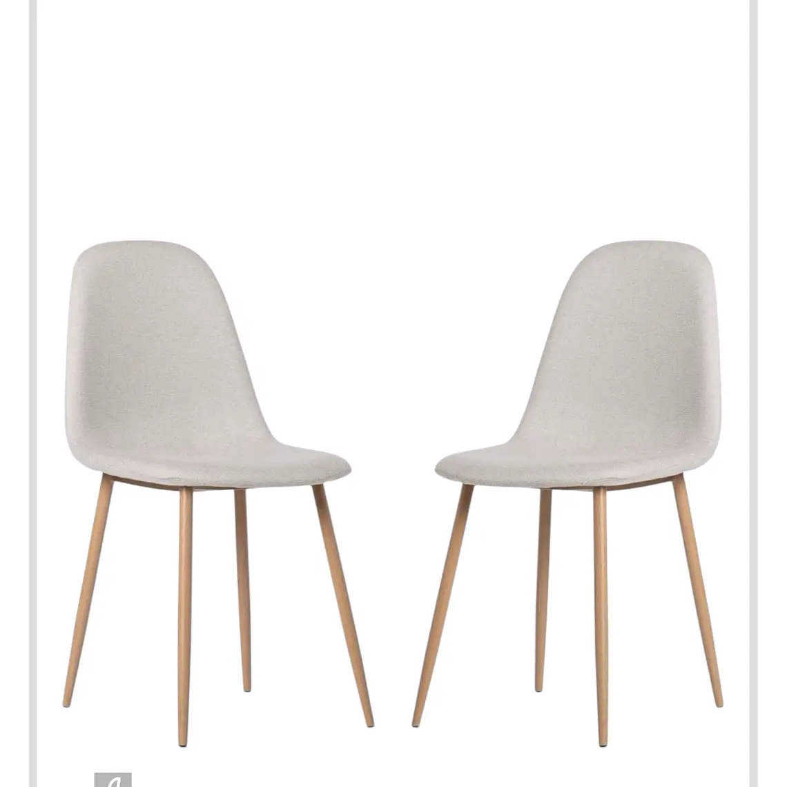 Pack 2 Sillas Scoop Wood 1