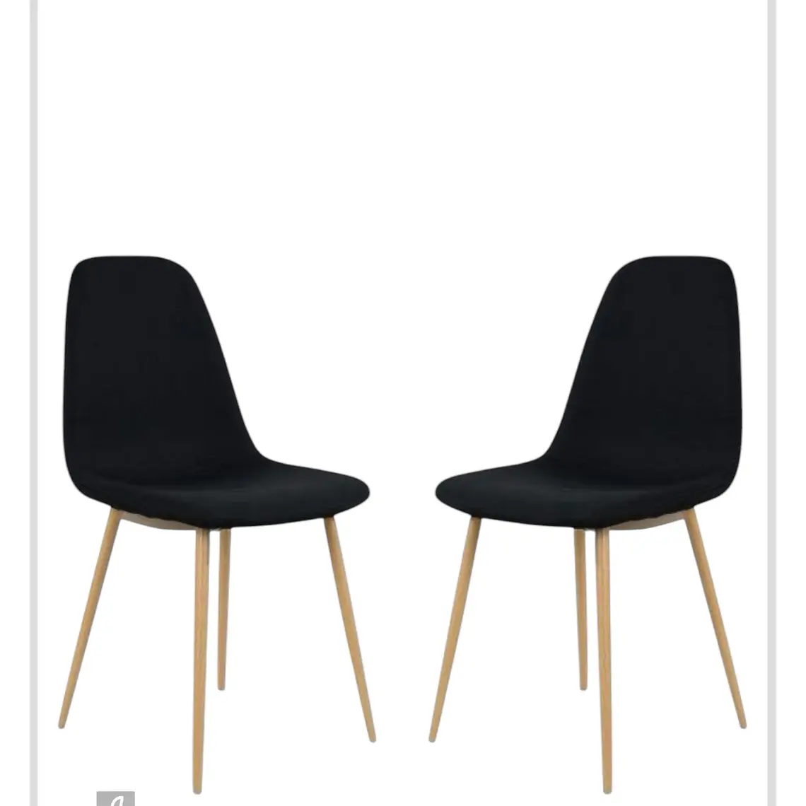 Pack 2 Sillas Scoop Wood 2