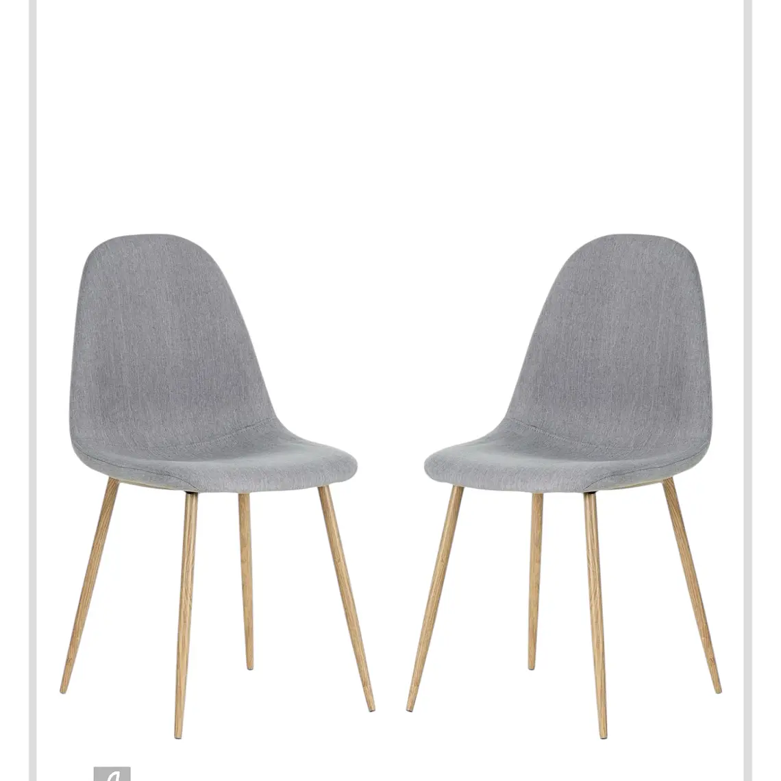 Pack 2 Sillas Scoop Wood 3