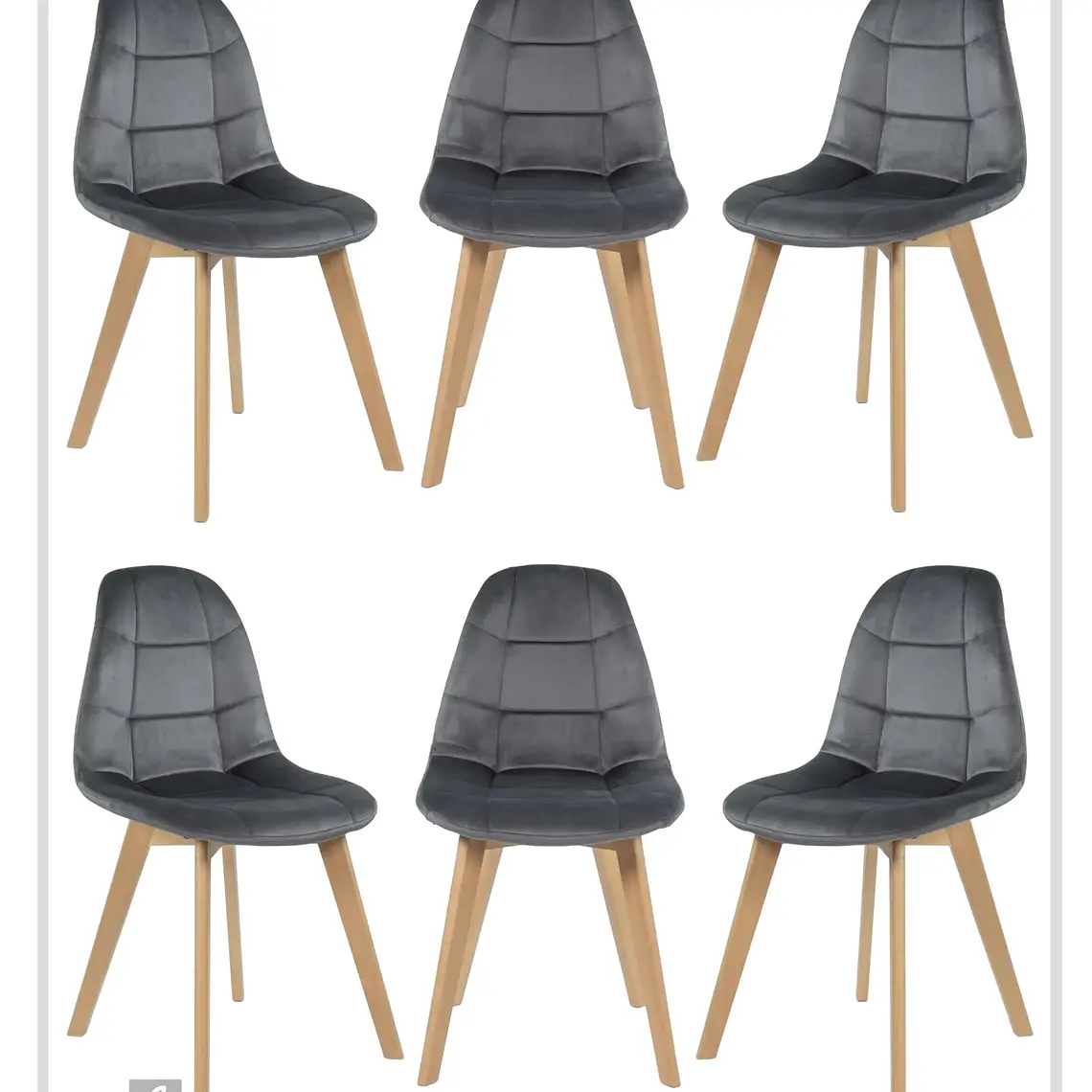 Pack 6 Sillas Capitoné 2