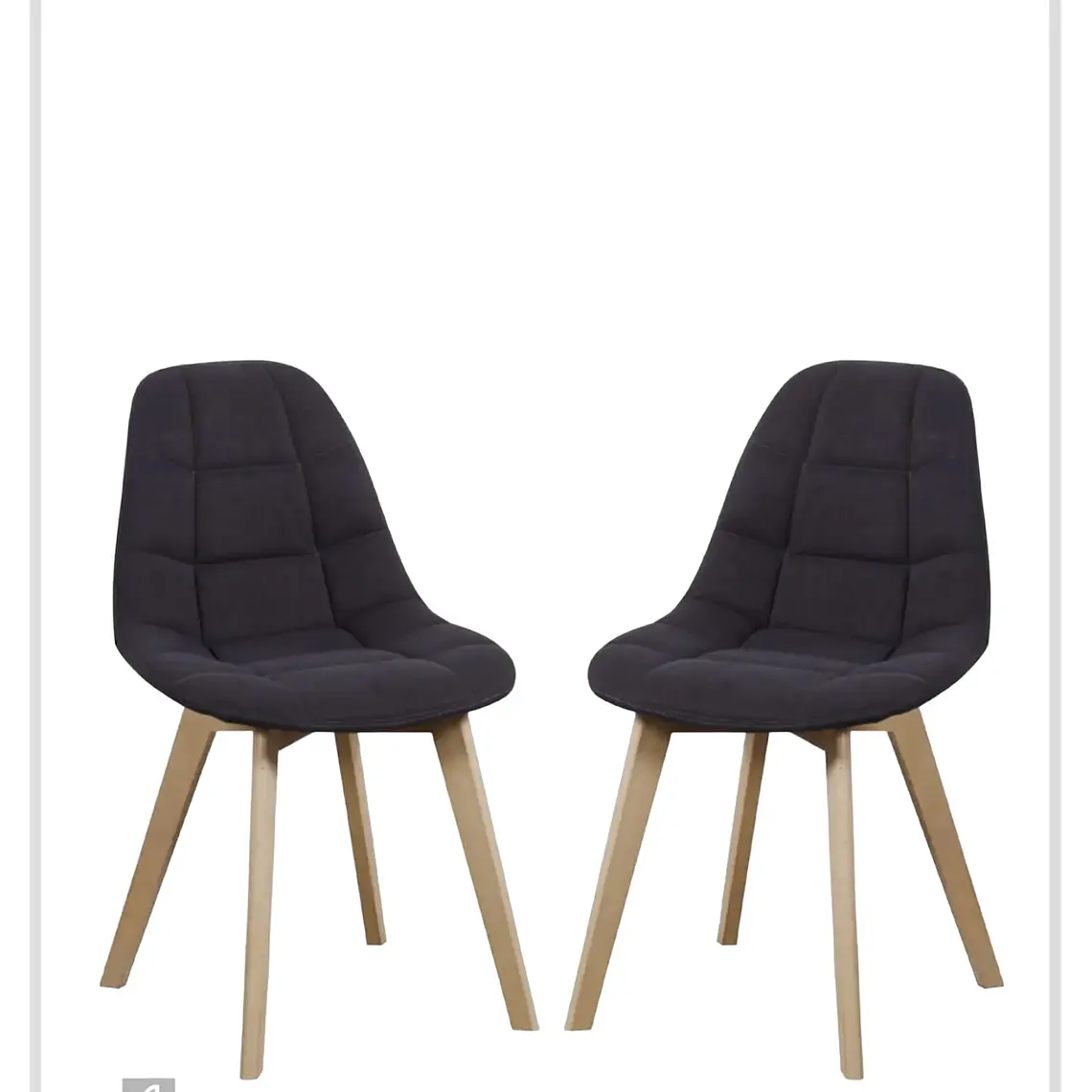 Pack 2 Sillas Capitoné 1