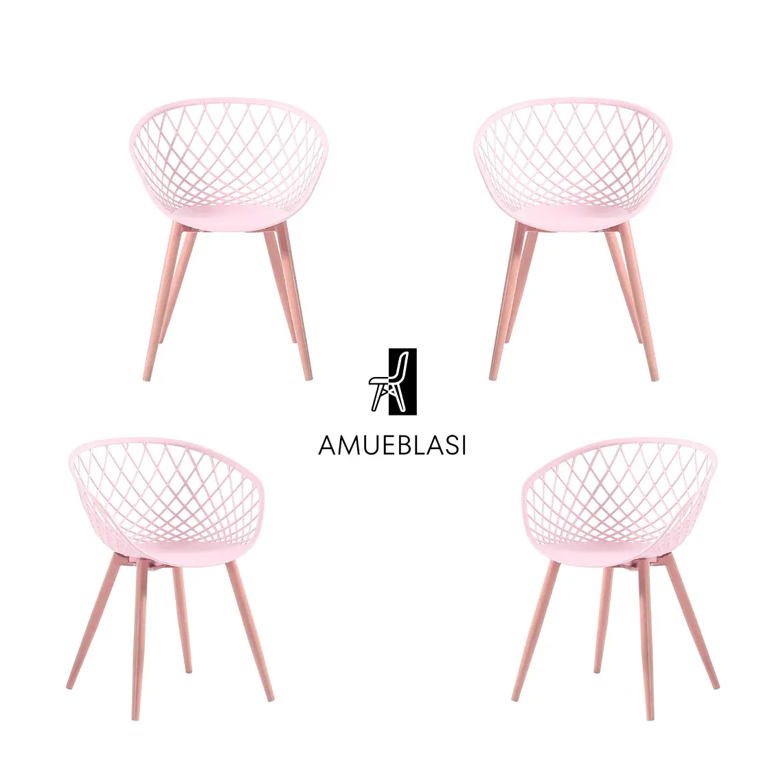 Pack 4 Sitiales Mesh 4