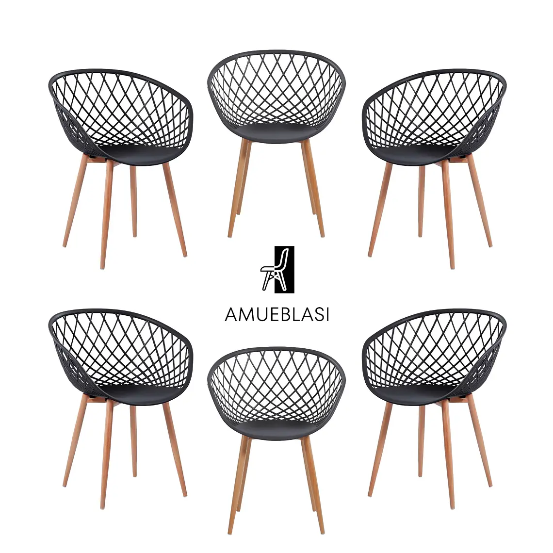 Pack 6 Sitiales Mesh 1