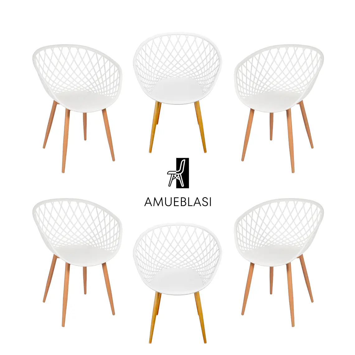 Pack 6 Sitiales Mesh 2