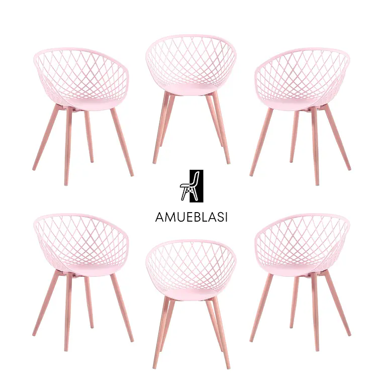 Pack 6 Sitiales Mesh 4