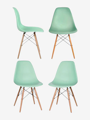 Pack 4 Sillas Eames