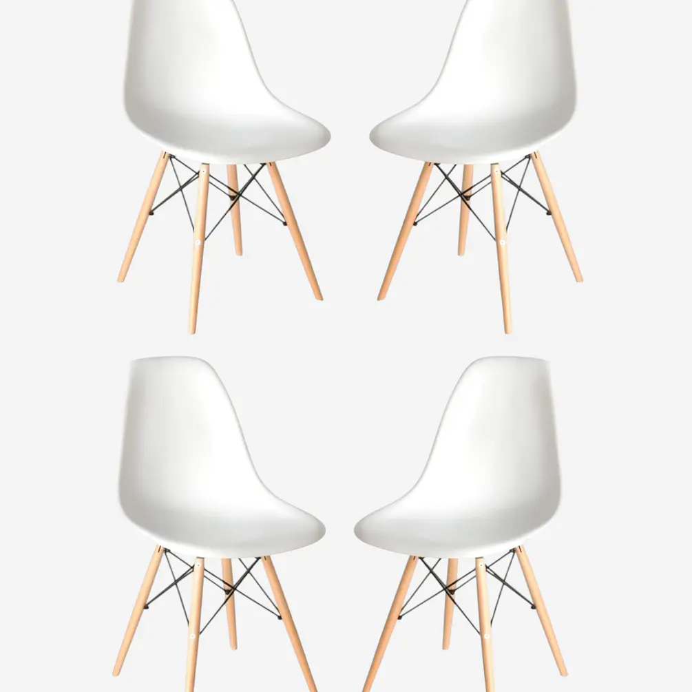 Pack 4 Sillas Eames 2