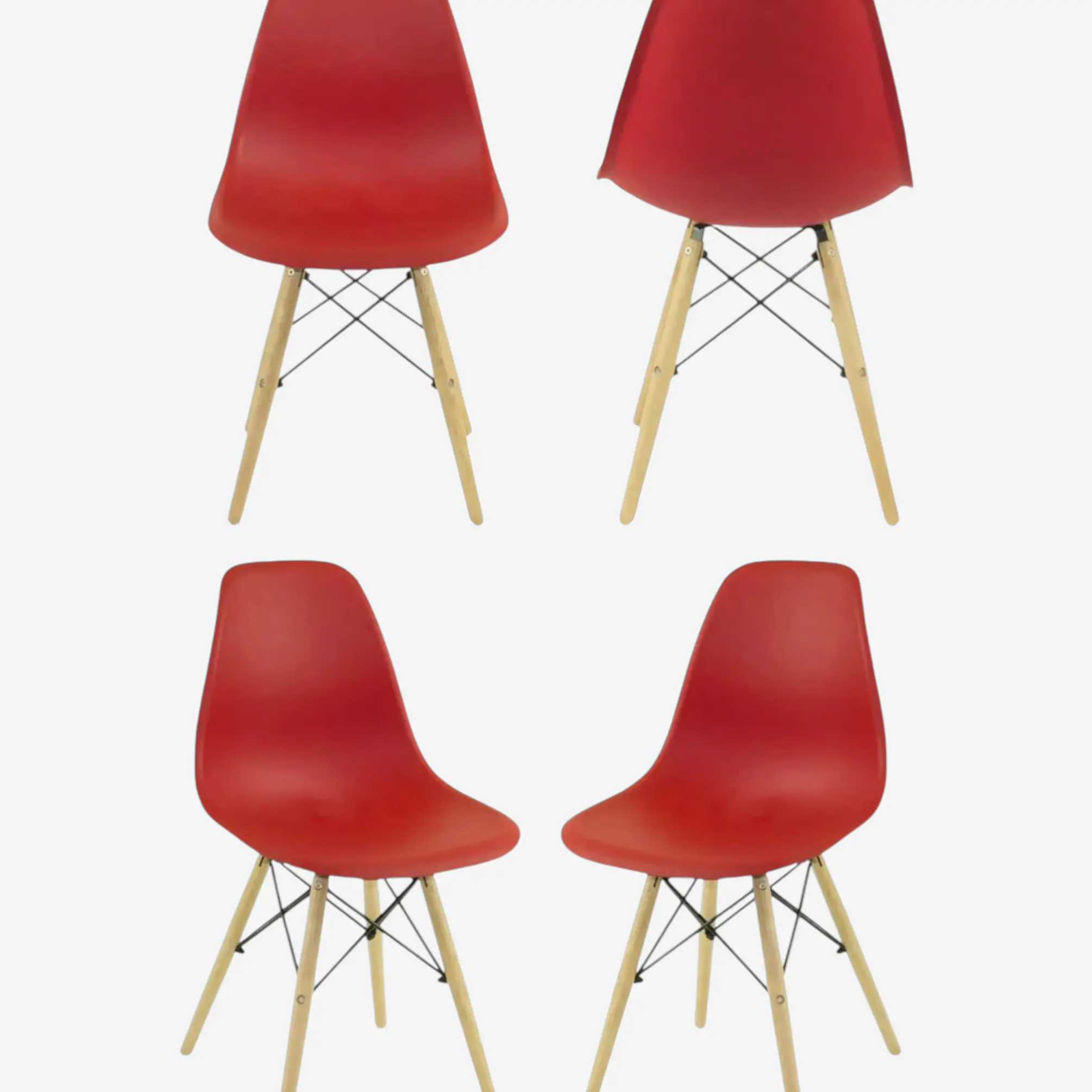 Pack 4 Sillas Eames 3