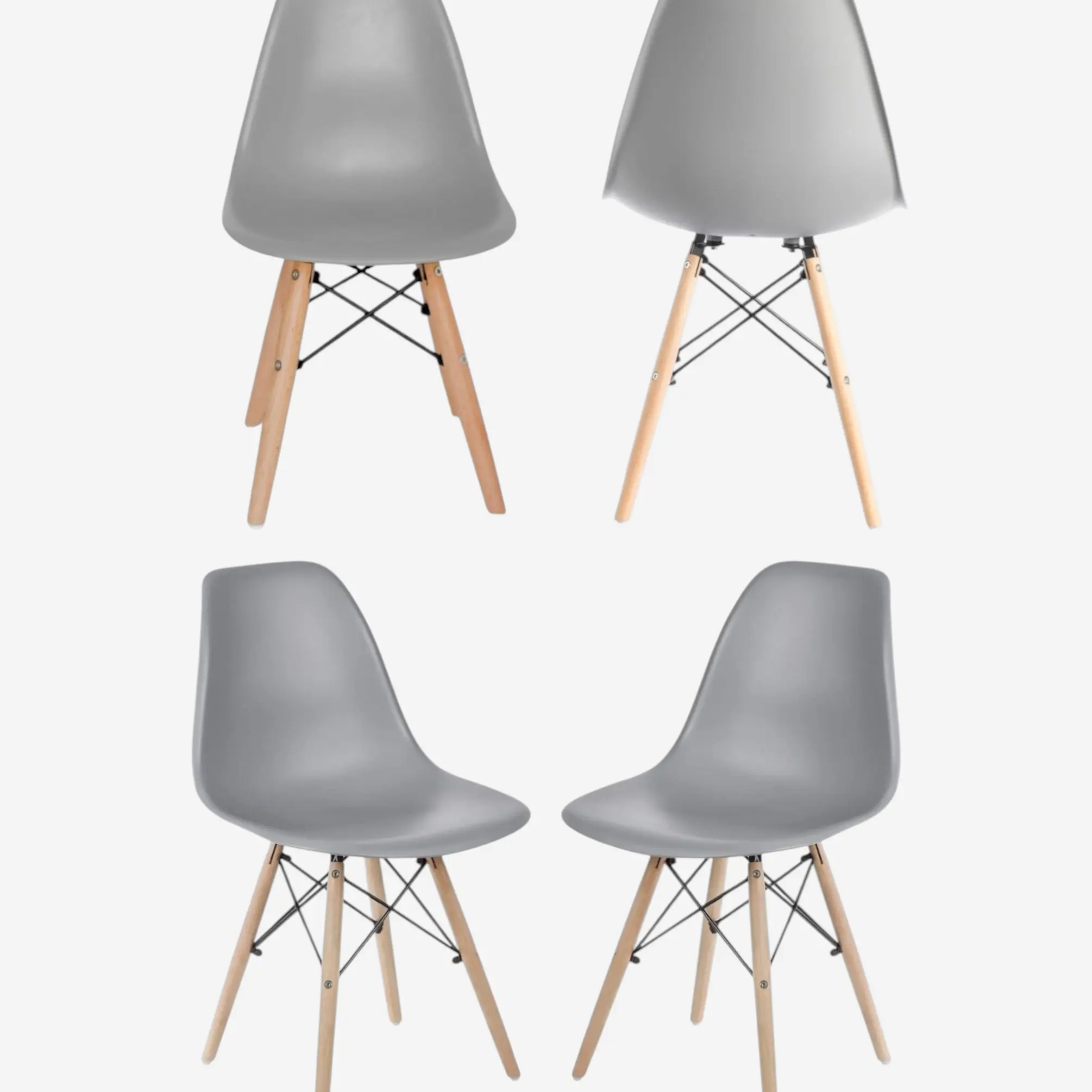 Pack 4 Sillas Eames 4