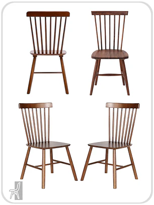 Pack 4 Sillas Windsor Madera