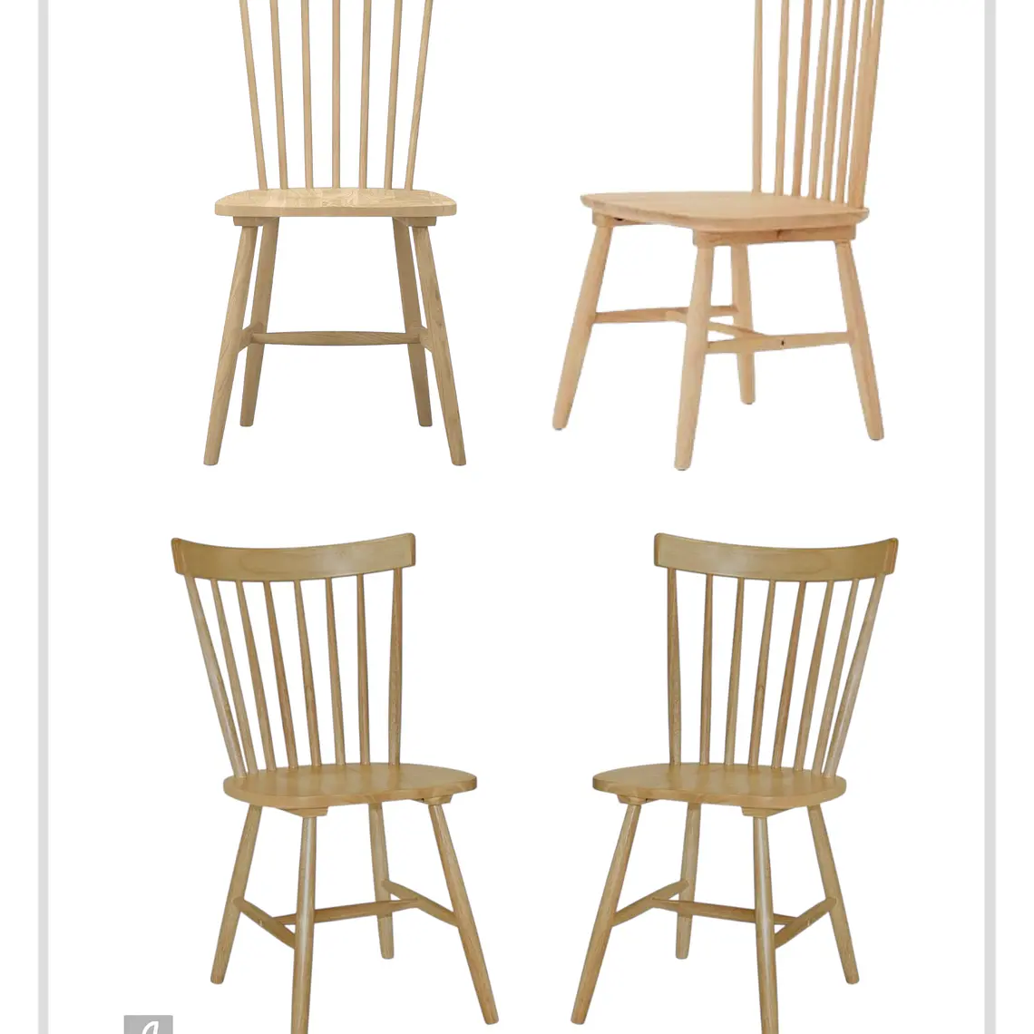 Pack 4 Sillas Windsor Madera 2