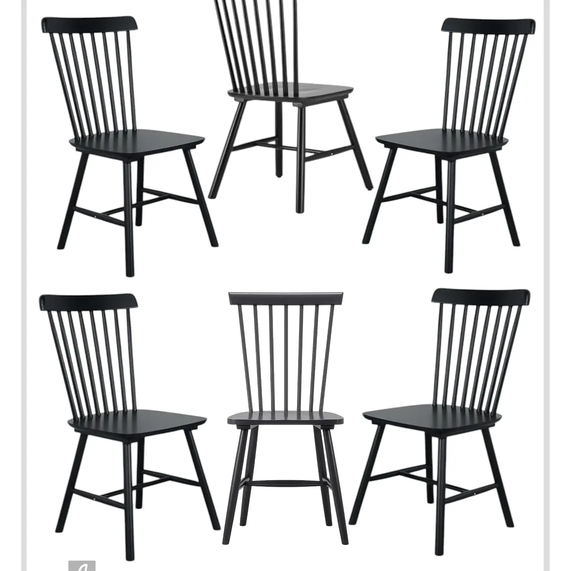 Pack 6 Sillas Windsor Madera 3