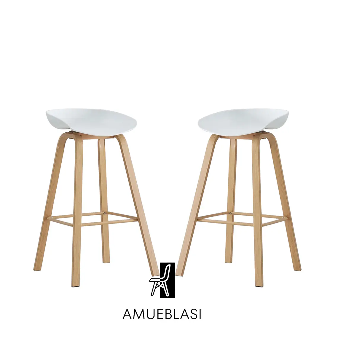 Pack 2 Taburetes Nordic 2