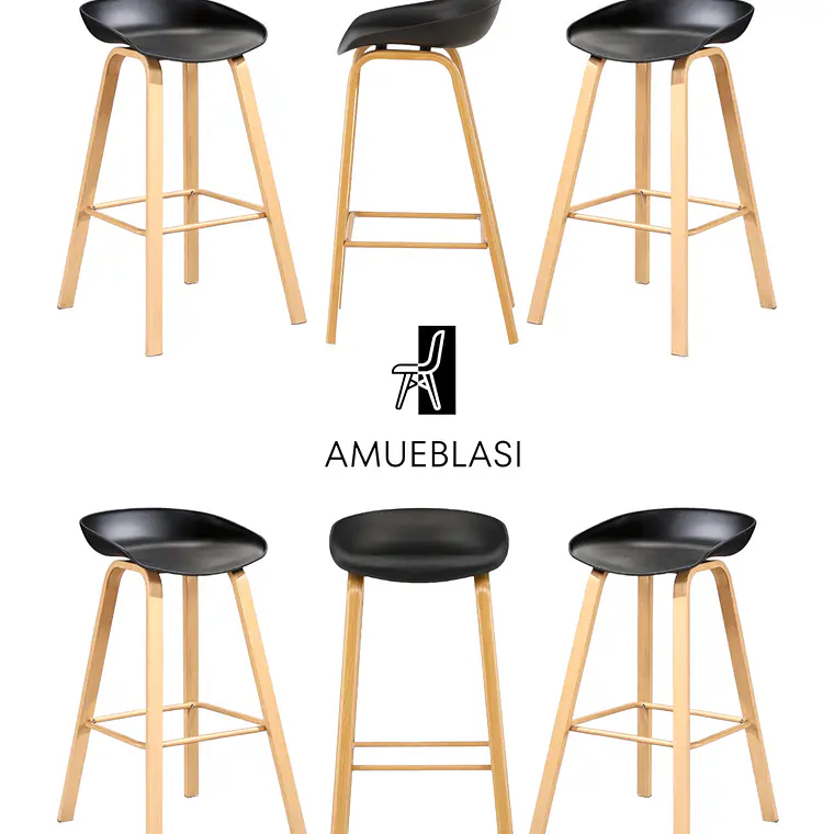 Pack 6 Taburetes Nordic 1