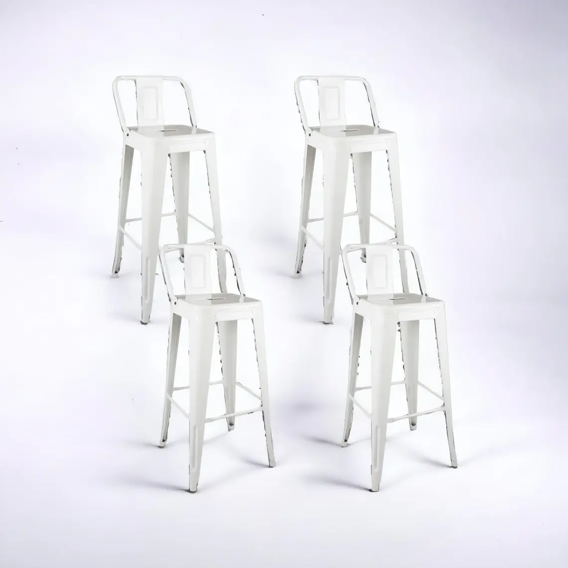 Pack 4 Taburetes Tolix 66 cm 3