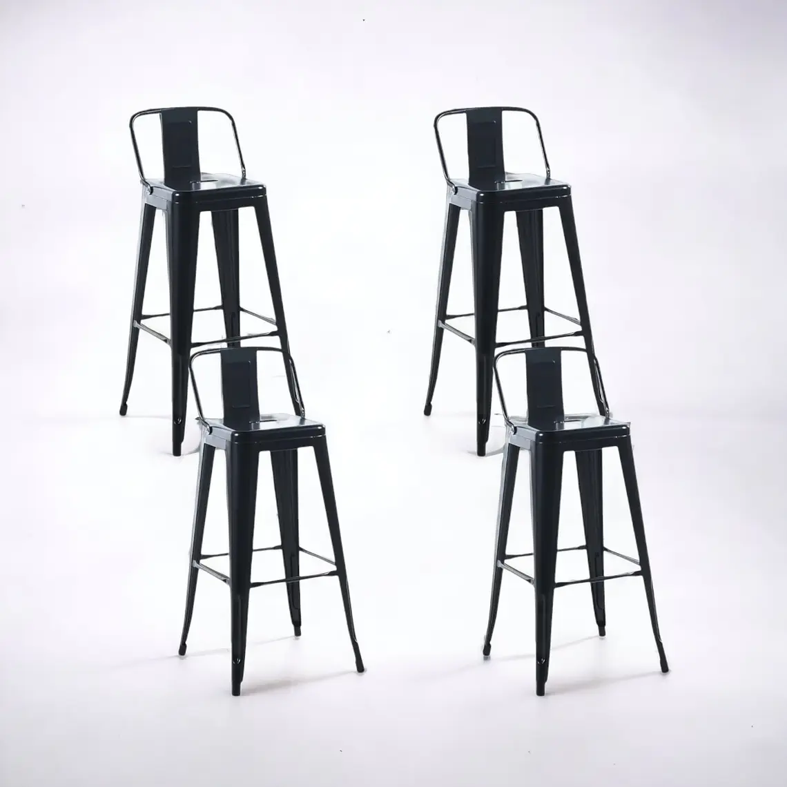 Pack 4 Taburetes Tolix 77 cm 1