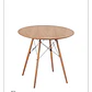 Mesa Redonda Melamina Madera Eames - Miniatura 1