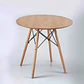 Mesa Redonda Melamina Madera Eames - Miniatura 2