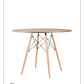 Mesa Redonda Melamina Madera Eames - Miniatura 3