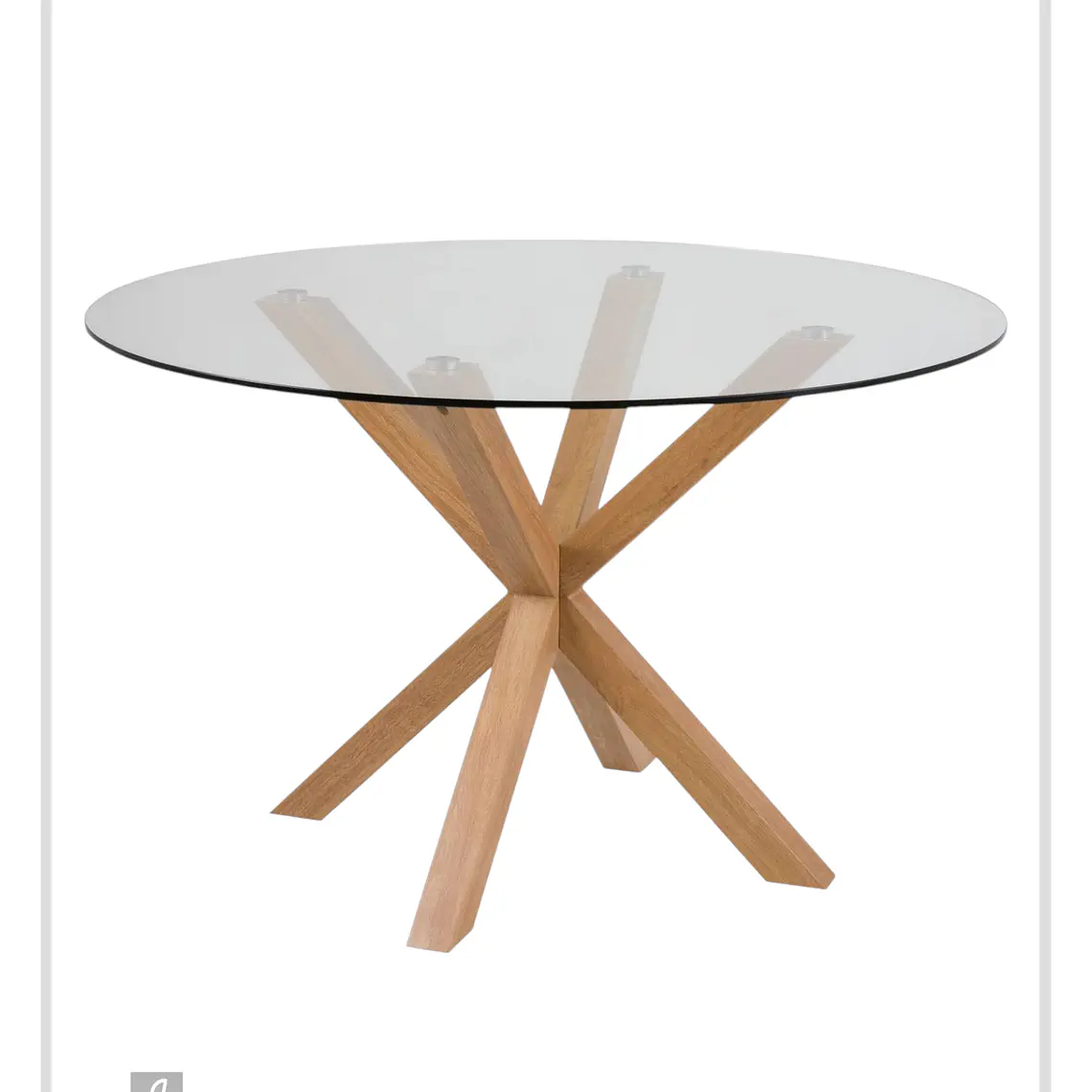Mesa Redonda Vidrio Madrid 3
