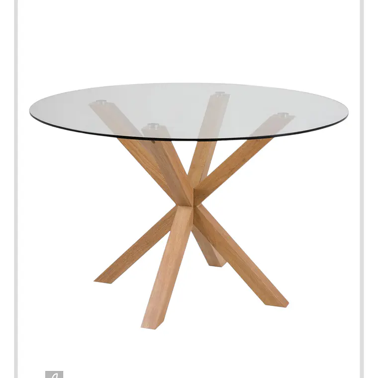 Mesa Redonda Vidrio Madrid 3