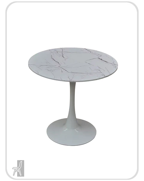 Mesa Tulip Cuarzo Blanco