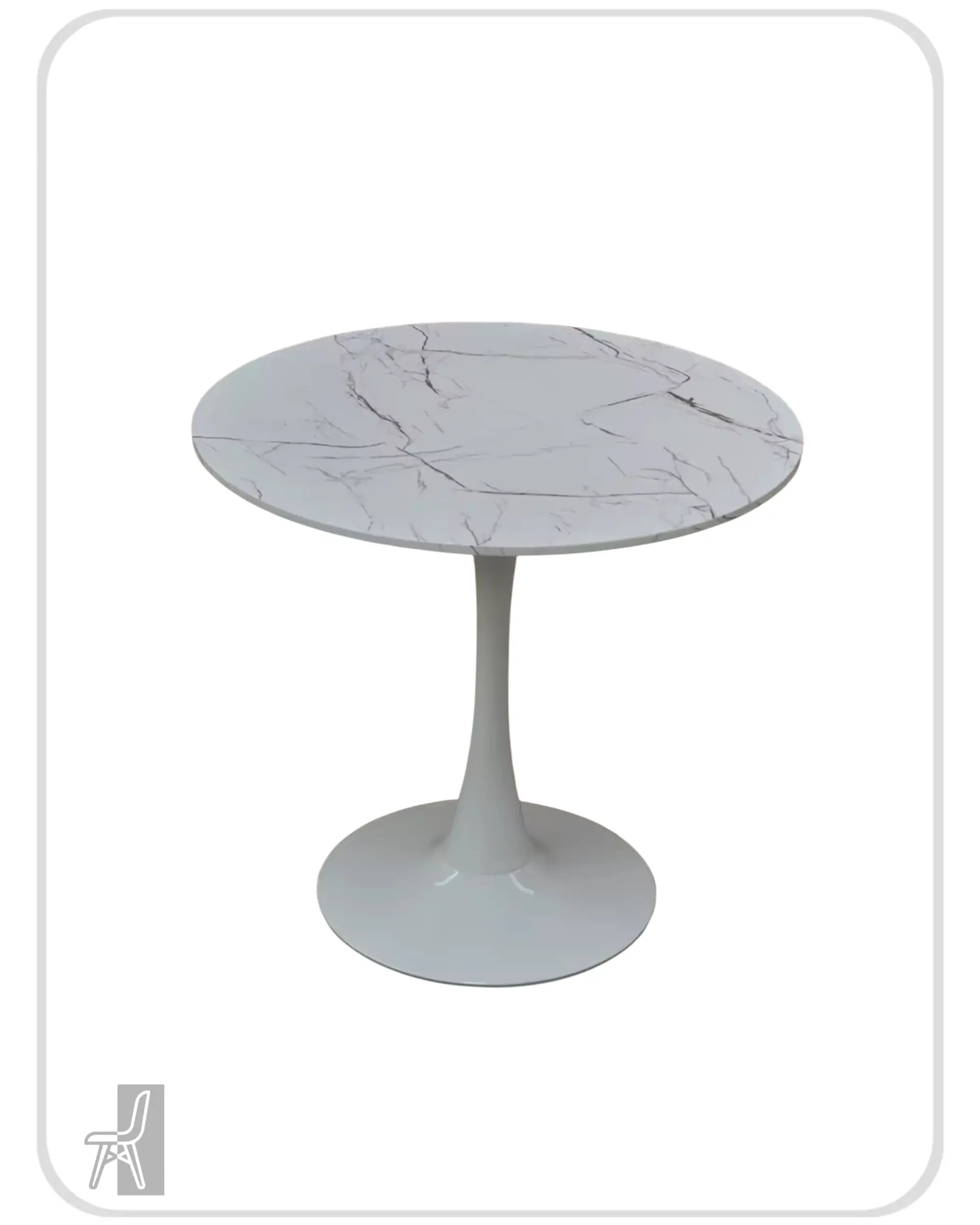 Mesa Tulip Cuarzo Blanco 1