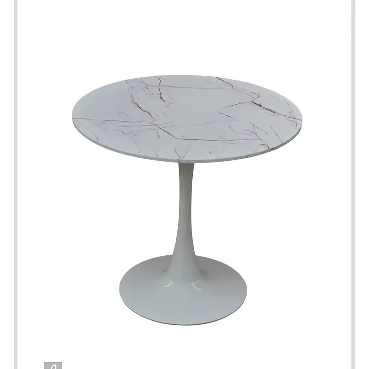 Mesa Tulip Cuarzo Blanco 1