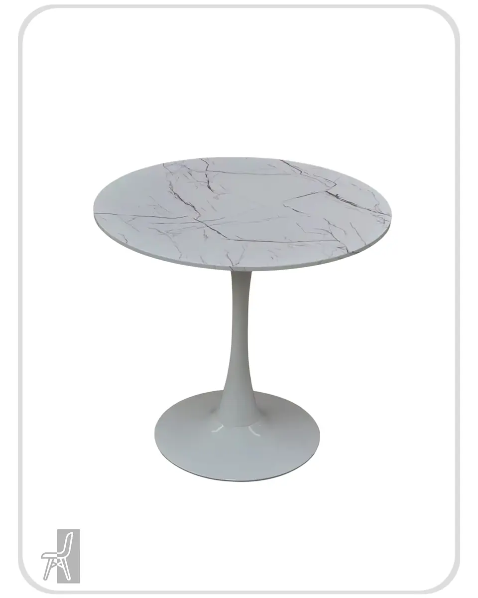 Mesa Tulip Cuarzo Blanco 1