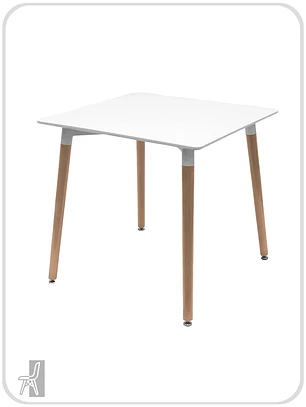 Mesa Cuadrada Melamina 80x80 cm