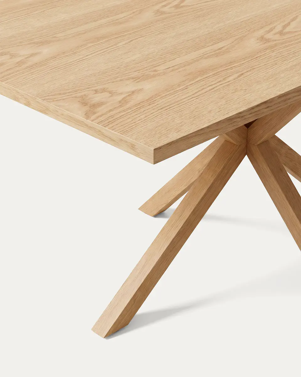 Mesa Rectangular Moderna de Madera | Mesa Madrid | Amueblasi 5