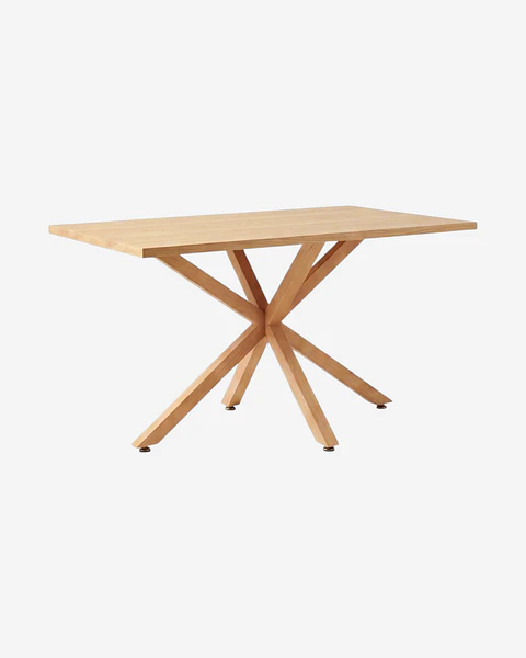 Mesa Rectangular Moderna de Madera | Mesa Madrid | Amueblasi