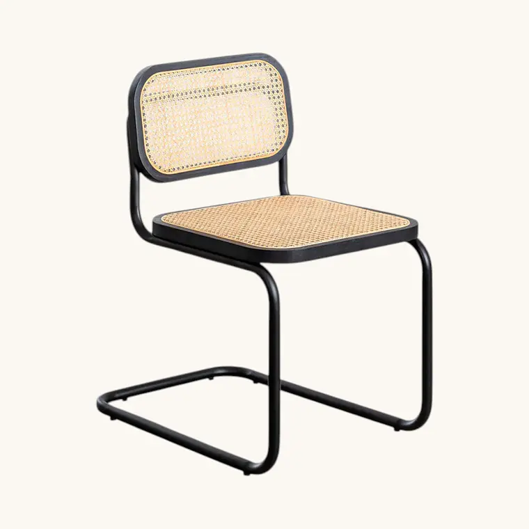 Silla Breuer Madera y Ratán 2