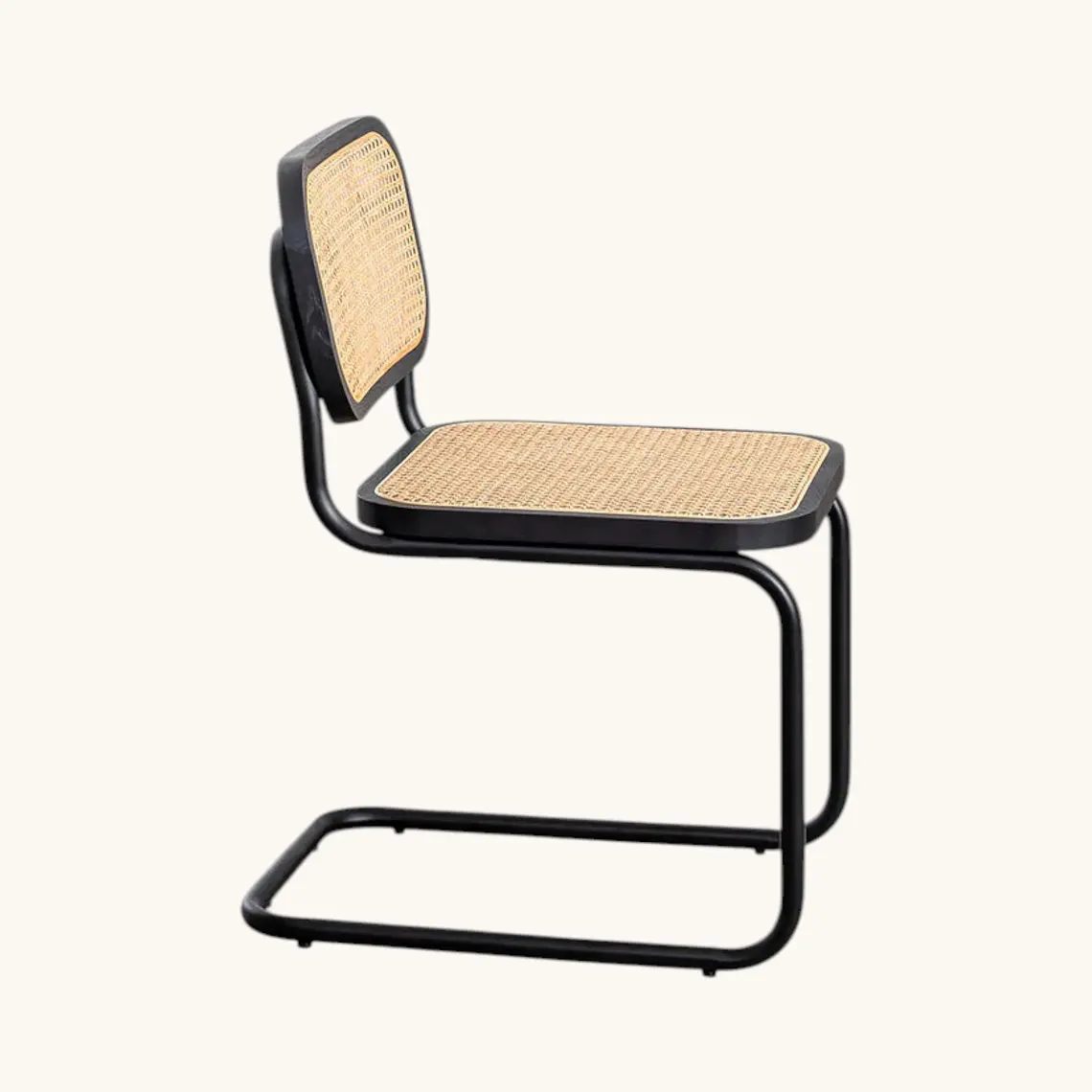 Silla Breuer Madera y Ratán 4