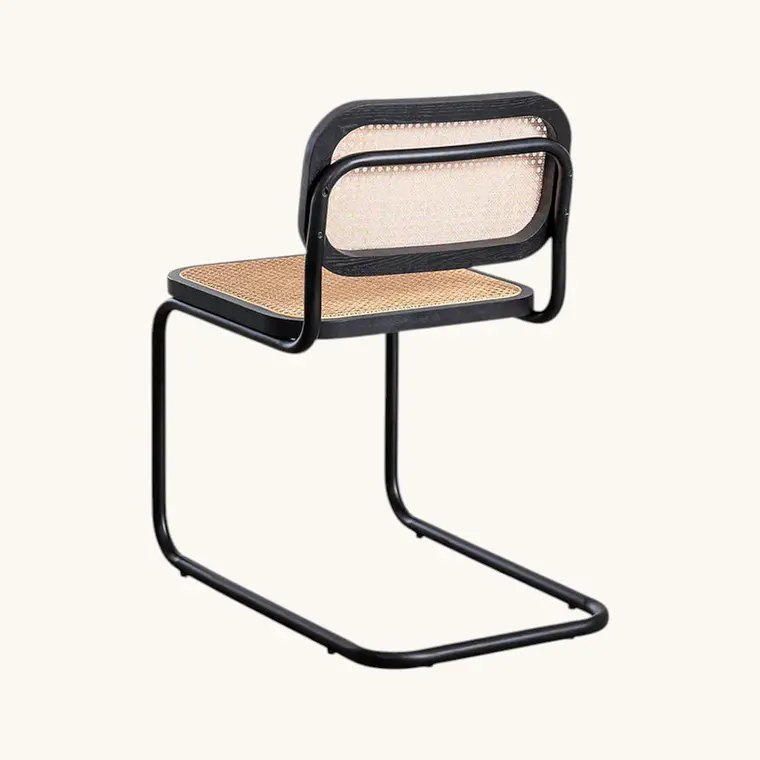 Silla Breuer Madera y Ratán 6