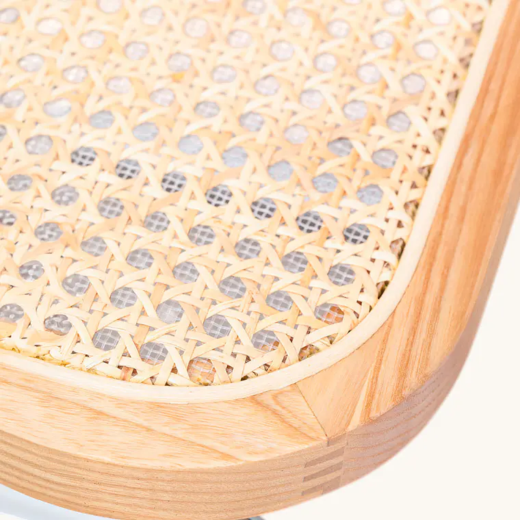 Silla Breuer Madera y Ratán 5