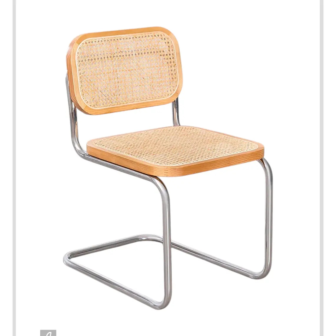 Silla Breuer Madera y Ratán 1