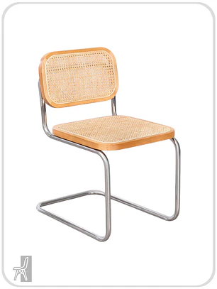 Silla Breuer Madera y Ratán