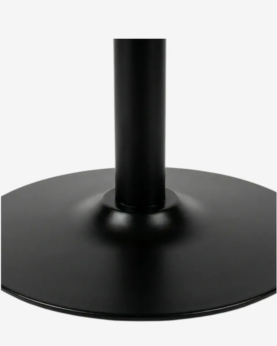 Comedor Redondo Tulip Nordico con Sillas Tolix negras 6