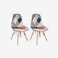 Pack 2 Sillas Patchwork - Miniatura 1