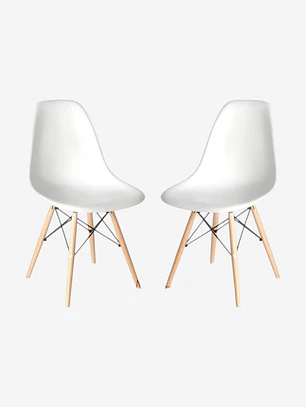 Pack 2 Sillas Eames