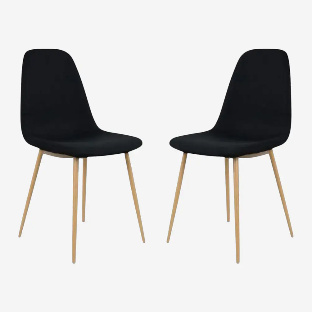 Pack 2 Sillas Scoop Wood 1