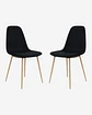 Pack 2 Sillas Scoop Wood - Miniatura 1